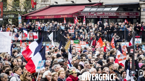 Melenchon: la Marche et le Discours