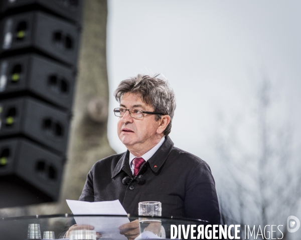 Melenchon: la Marche et le Discours