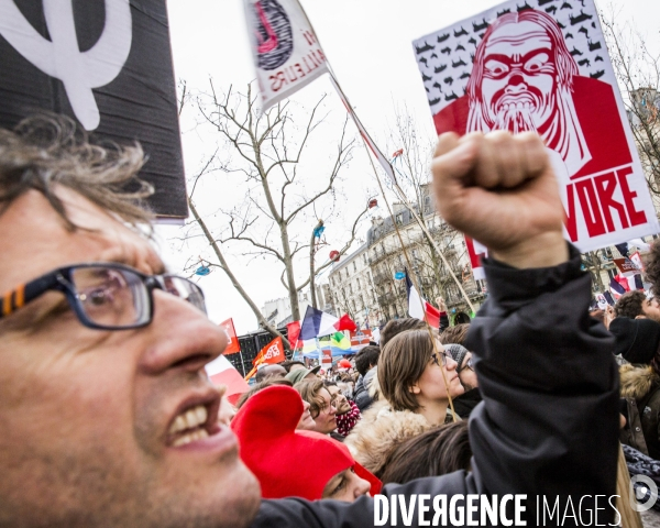 Melenchon: la Marche et le Discours