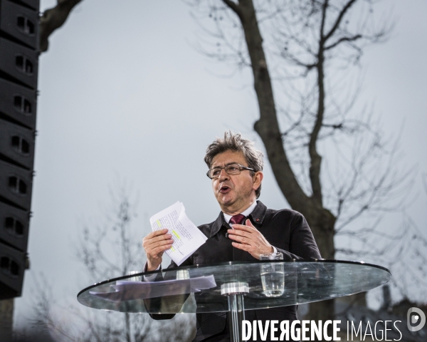 Melenchon: la Marche et le Discours