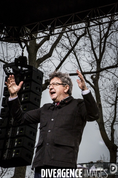 Melenchon: la Marche et le Discours