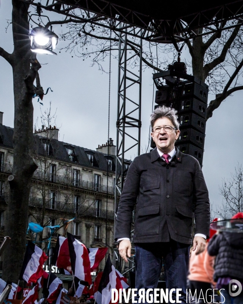 Melenchon: la Marche et le Discours