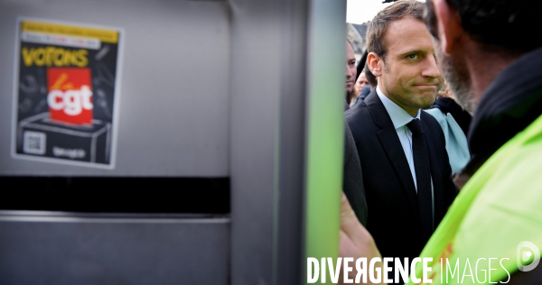 Emmanuel Macron à Villers Cotterêts