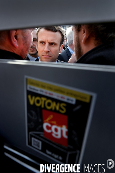 Emmanuel Macron à Villers Cotterêts