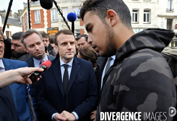 Emmanuel Macron à Villers Cotterêts