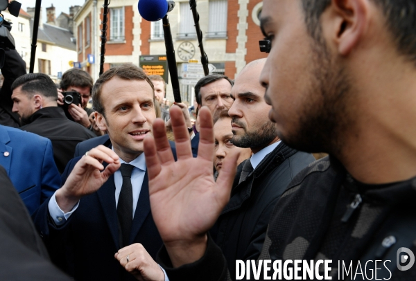 Emmanuel Macron à Villers Cotterêts