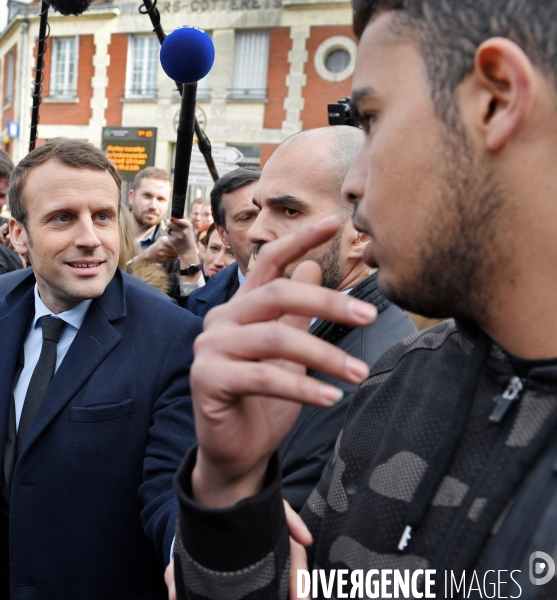 Emmanuel Macron à Villers Cotterêts