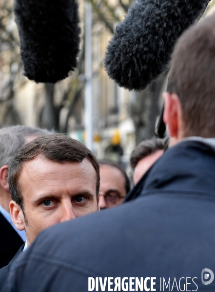 Emmanuel Macron à reims