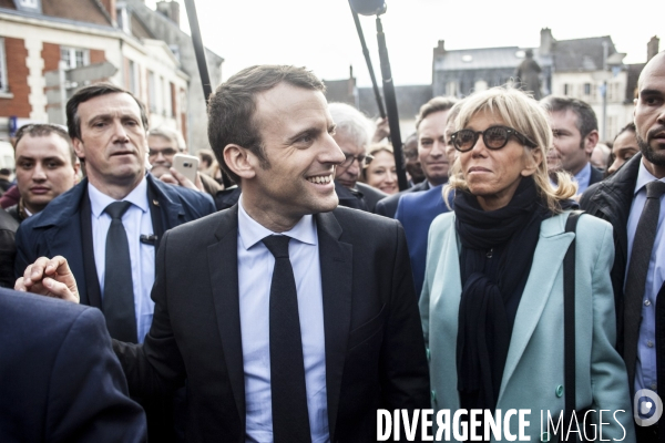 Emmanuel Macron à Villers-Cotterêts.