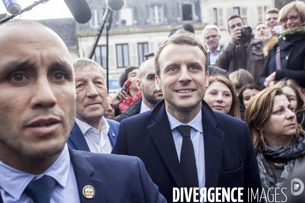 Emmanuel Macron à Villers-Cotterêts.