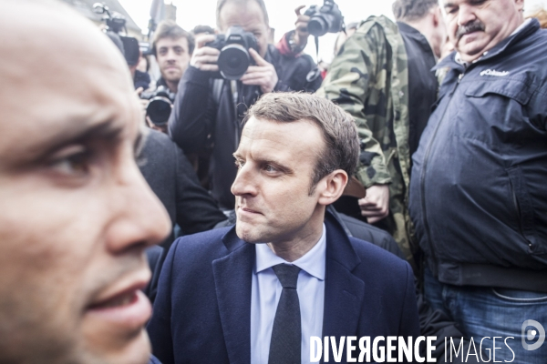 Emmanuel Macron à Villers-Cotterêts.