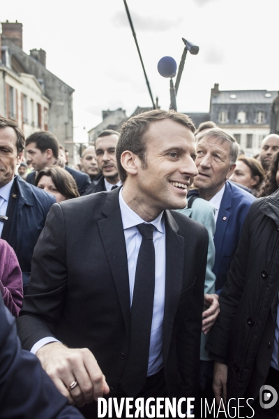 Emmanuel Macron à Villers-Cotterêts.