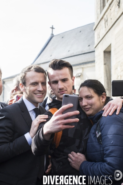 Emmanuel Macron à Villers-Cotterêts.