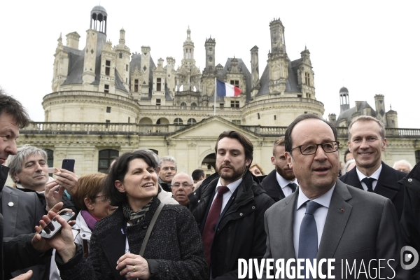 François HOLLANDE à Chambord