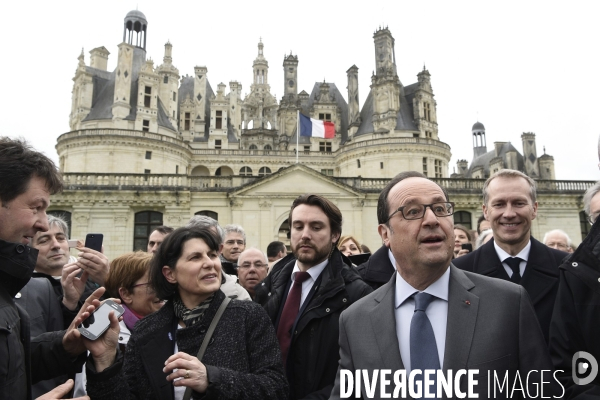 François HOLLANDE à Chambord