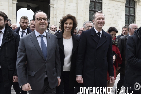 François HOLLANDE à Chambord