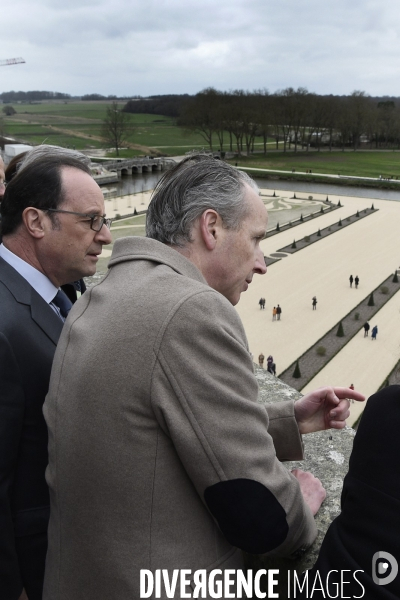 François HOLLANDE à Chambord