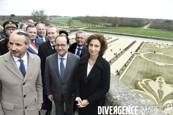 François HOLLANDE à Chambord