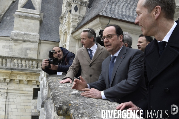 François HOLLANDE à Chambord