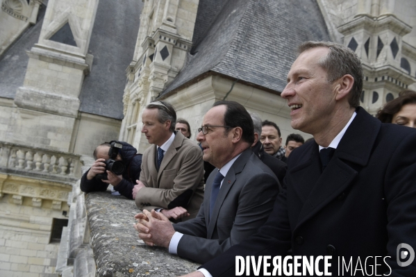 François HOLLANDE à Chambord