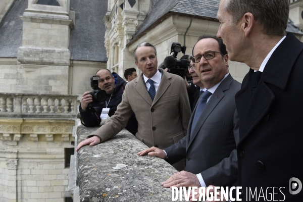 François HOLLANDE à Chambord