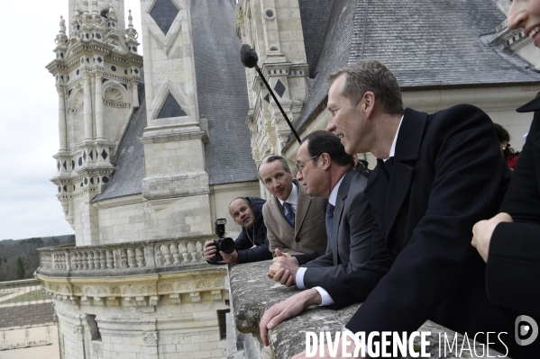 François HOLLANDE à Chambord