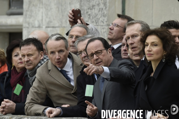 François HOLLANDE à Chambord