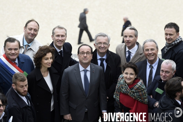 François HOLLANDE à Chambord