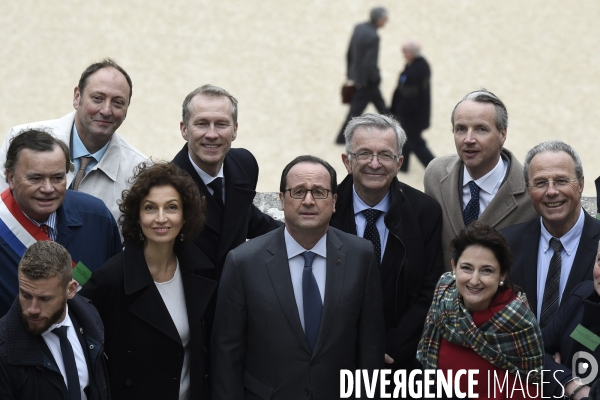 François HOLLANDE à Chambord