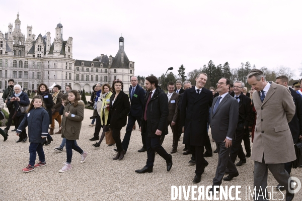 François HOLLANDE à Chambord