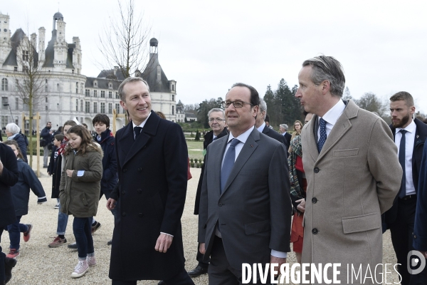 François HOLLANDE à Chambord