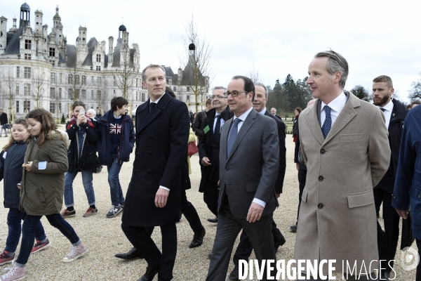 François HOLLANDE à Chambord