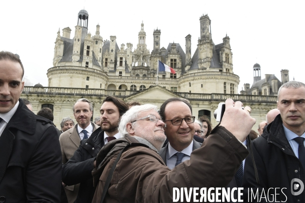 François HOLLANDE à Chambord