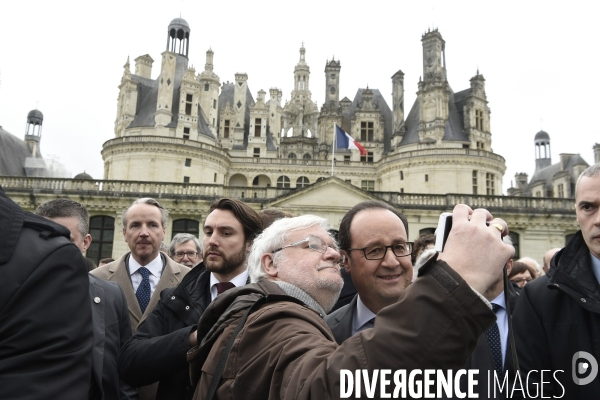 François HOLLANDE à Chambord