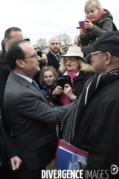 François HOLLANDE à Chambord