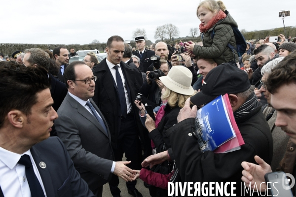 François HOLLANDE à Chambord