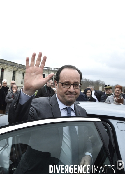 François HOLLANDE à Chambord