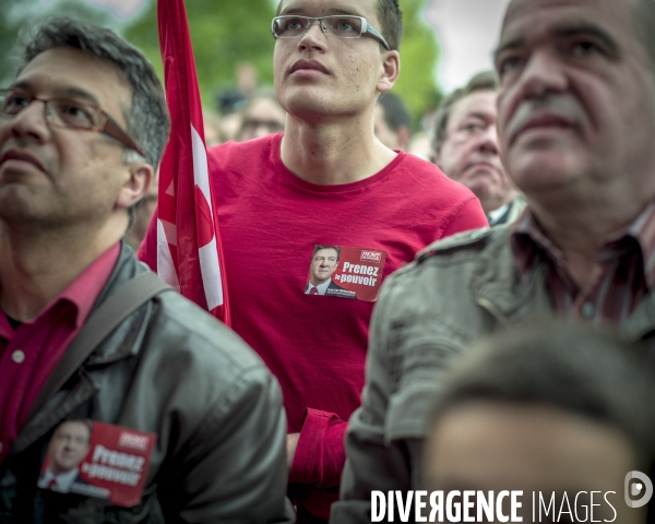 Reunion publique du Front de Gauche a Mericourt