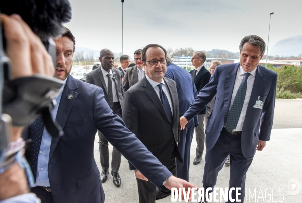 François Hollande en Isère