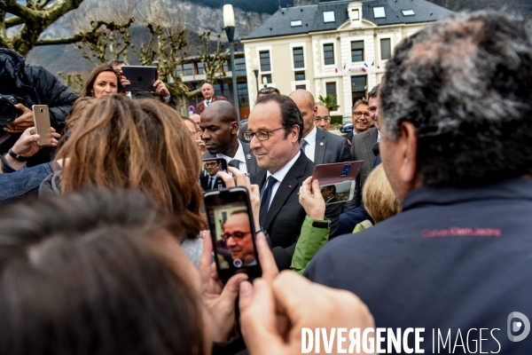 François Hollande en Isère