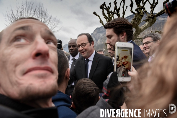 François Hollande en Isère