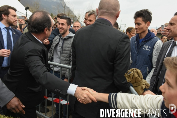 François Hollande en Isère