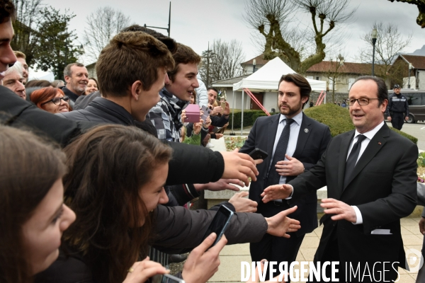 François Hollande en Isère