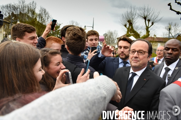 François Hollande en Isère