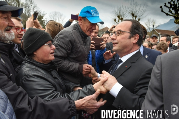 François Hollande en Isère