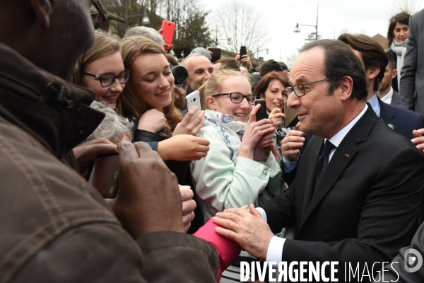 François Hollande en Isère