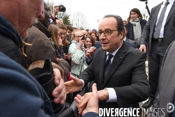 François Hollande en Isère