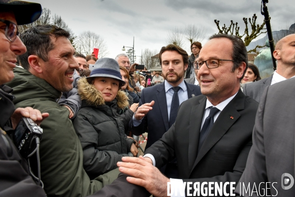 François Hollande en Isère