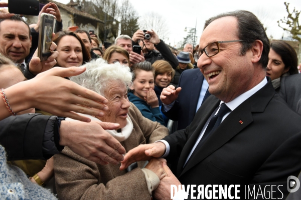 François Hollande en Isère