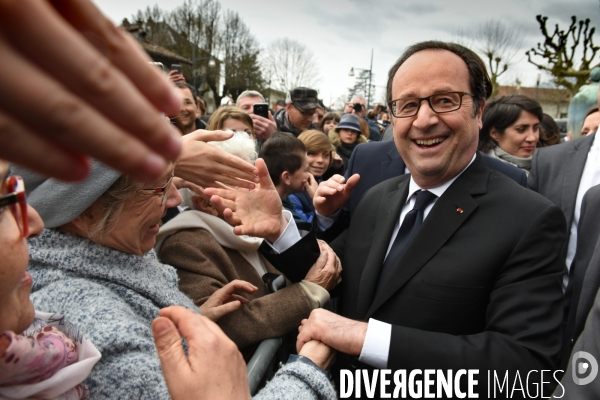François Hollande en Isère